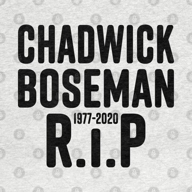 Chadwick Boseman R.I.P 1977-2020 by Redmart